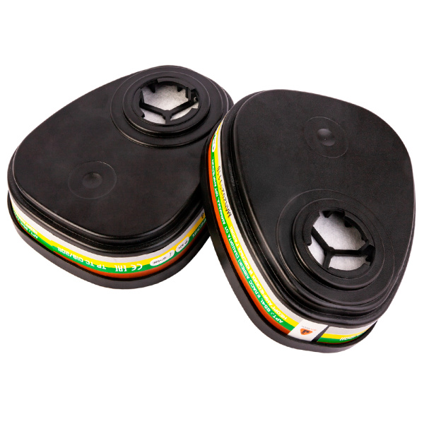 Фильтры от аммиака, органических и кислых газов ABEK1 (2 шт.) JETA SAFETY 6541