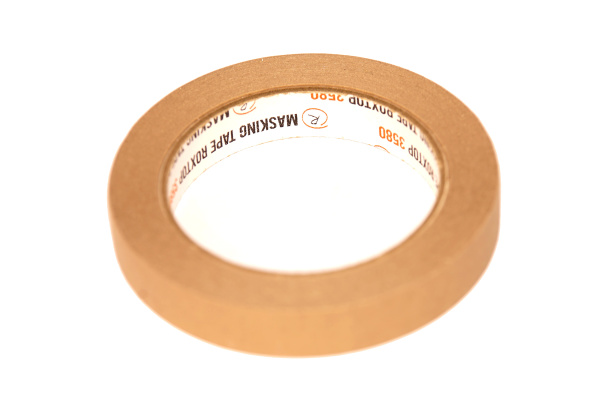 311514 RoxelPro Малярная лента ROXTOP 3580 80°, коричневая, 18мм х 40м