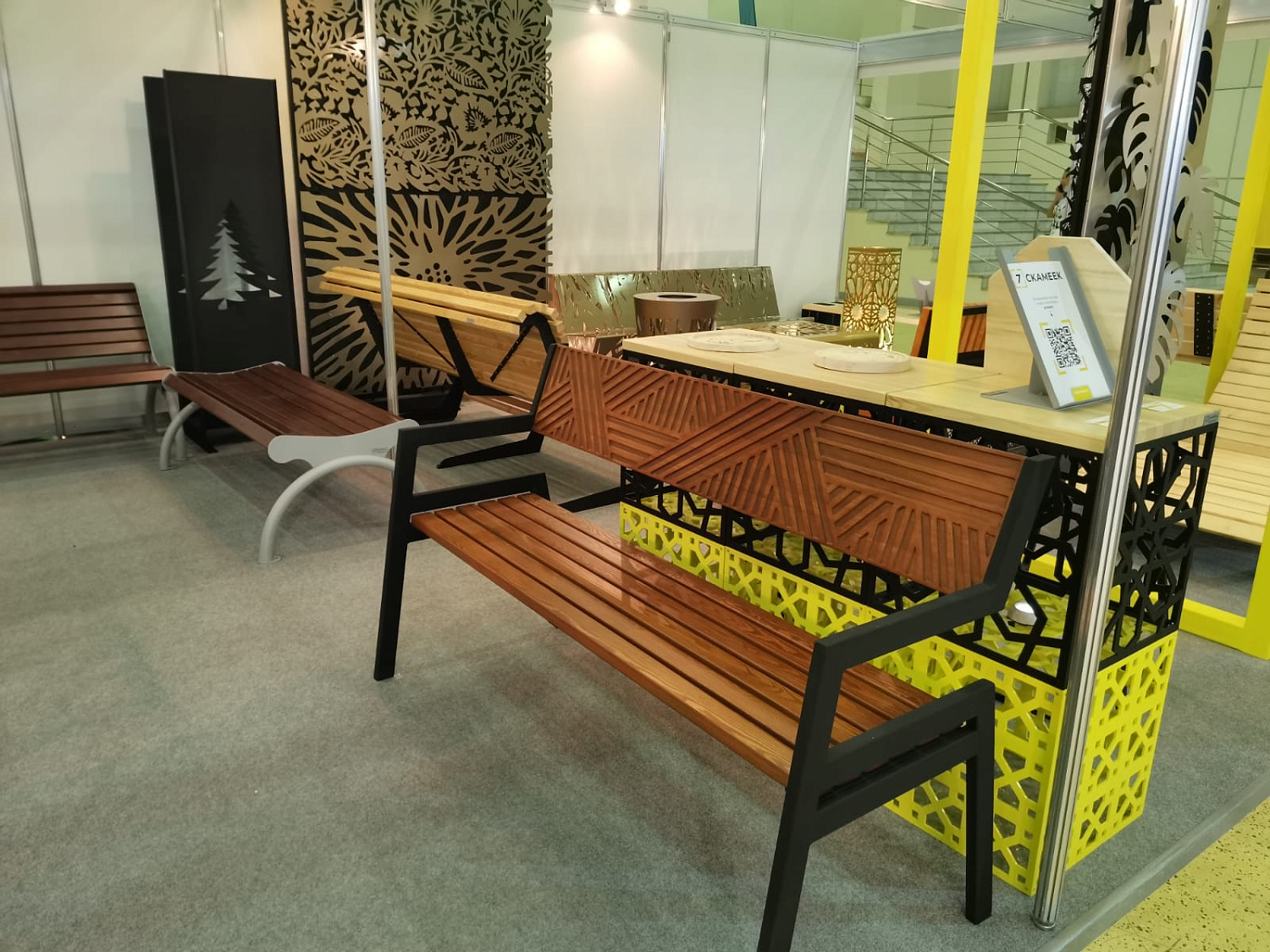 Уличная лавочка Компания 7 Скамеек